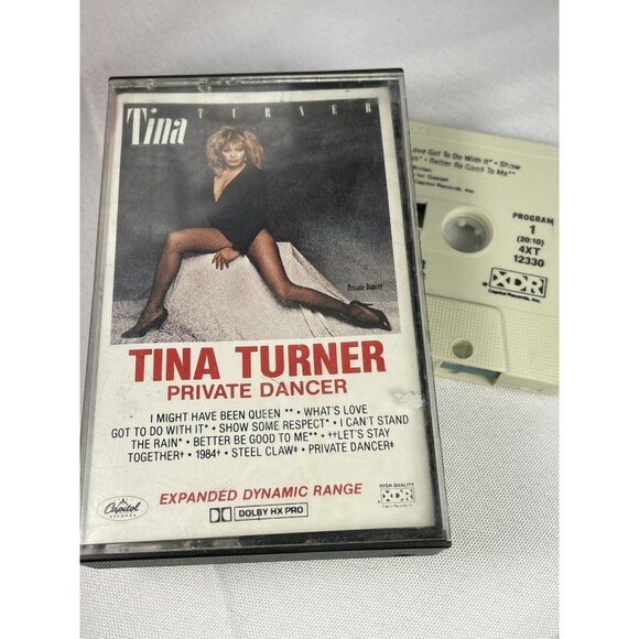 Capital Other - Tina Turner Private Dancer Cassette Music Tape TESTED WORKS 1994 Capitol Records